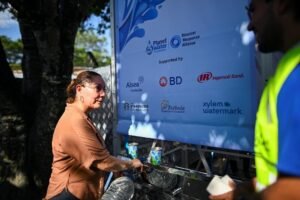 El Caimalito, en Pereira, recupera el acceso a agua segura tras el terremoto